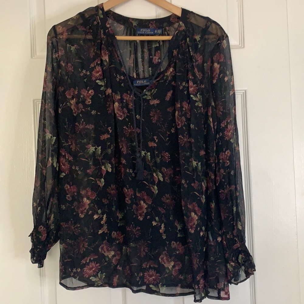 Polo top sheer